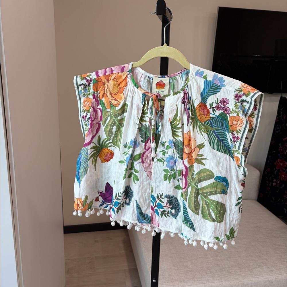 Farm Rio: Sweet Bloom Blouse - Picture 5 of 9